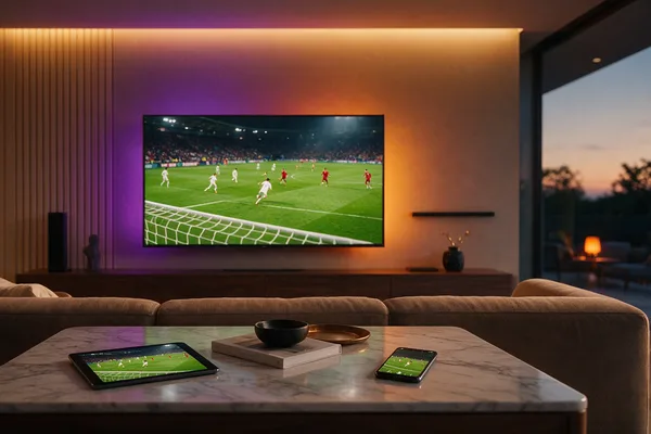 Agence IPTV diffusé sur téléviseur, tablette et smartphone